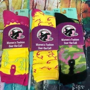 Justin boots socks over calf 3 pair lot‎ women’s 4-9